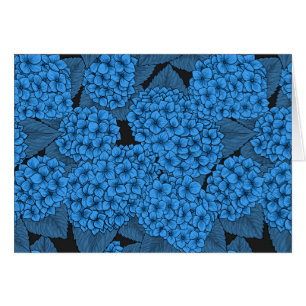 Blue hydrangea cards