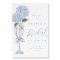 Blue Hydrangea & Champagne Silver Shower Welcome