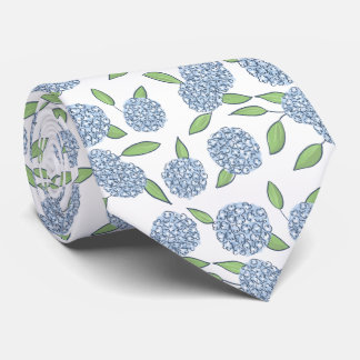 Blue Hydrangea Classic Groomsmen New England Neck Tie