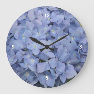 Blue Hydrangea Clock