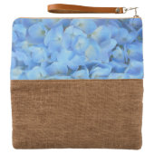 Blue Hydrangea Clutch (Outside Open)