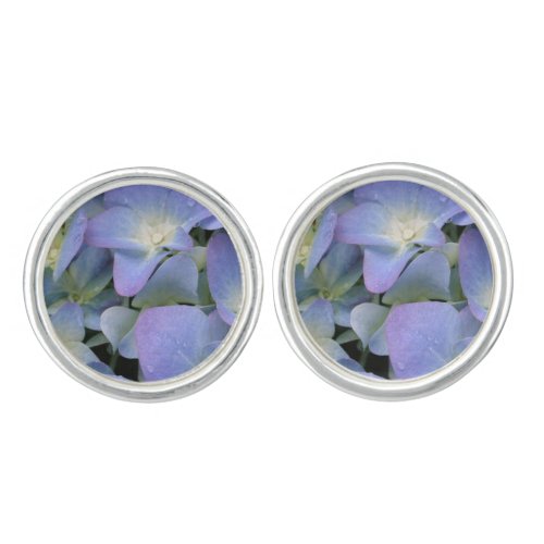 Blue Hydrangea Cufflinks