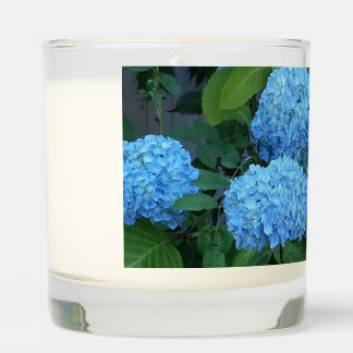 Blue Hydrangea Décor Candle