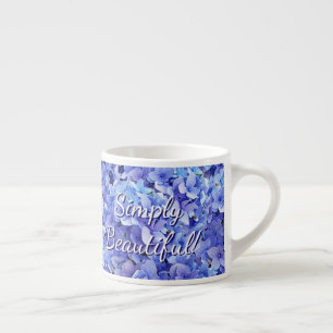 Blue Hydrangea Espresso Cup