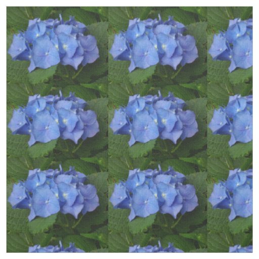 Blue Hydrangea Fabric