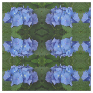 Blue Hydrangea Fabric