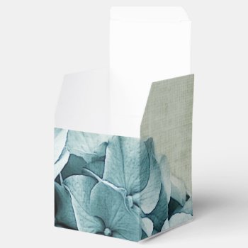 Blue Hydrangea Favor Boxes by justbecauseiloveyou at Zazzle