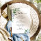 Blue Hydrangea Floral Baby Shower Menu