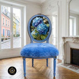 Blue Hydrangea Floral Decoupage Tissue Paper