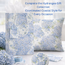 Blue Hydrangea Floral Gift Bag