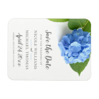 Blue Hydrangea Save the Date Magnets - Blue Floral Save the Date Magnets for Wedding - Blue Flower cheapest Wedding Save the Date Fridge Magnets 0022