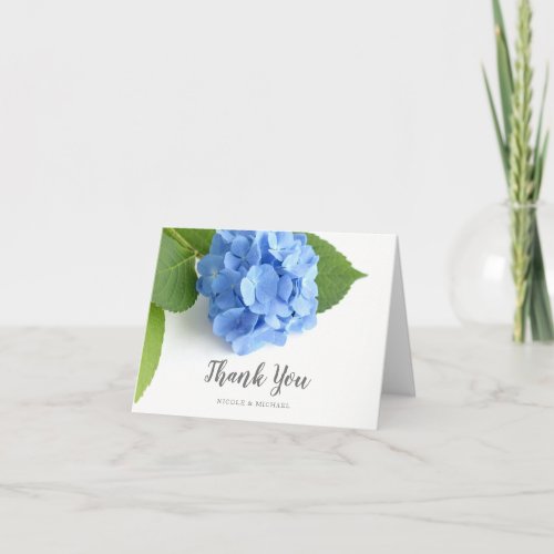 Blue Hydrangea Floral Thank You