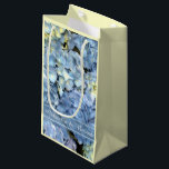 Blue Hydrangea Floral Wedding Small Gift Bag<br><div class="desc">Fill the pretty Blue Hydrangea Floral Wedding Gift Bags with your present for the newlyweds. Personalize them with the names of the bride and groom. These elegant and custom botanical wedding bags feature a digitally painted floral photograph of a blue hydrangea flower blossom.</div>