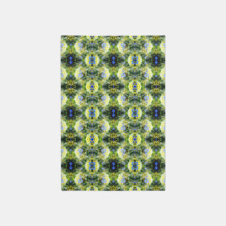Blue Hydrangea Flower Abstract Rug