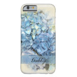 Blue Hydrangea Flower Barely There iPhone 6 Case