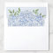 Blue Hydrangea Flower Bouquet Light Stripe