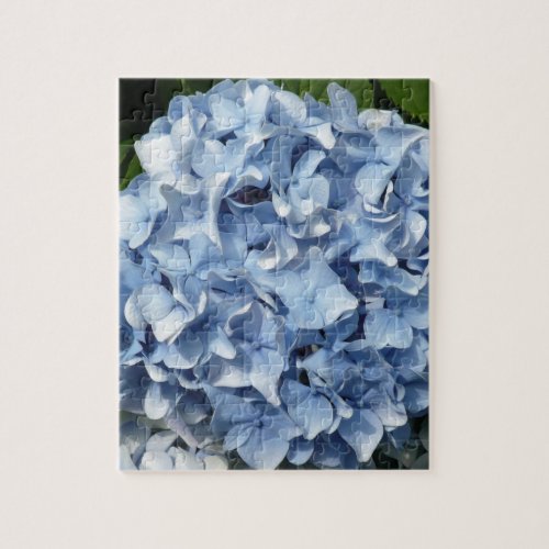 Blue Hydrangea Flower Jigsaw Puzzle