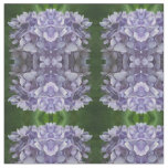 Blue Hydrangea Flower Petals Pattern Fabric
