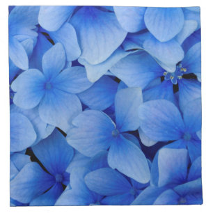 Blue Hydrangea Flowers Cloth Napkin