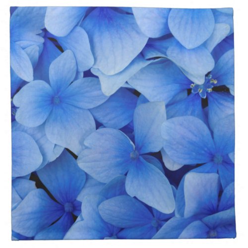 Blue Hydrangea Flowers Cloth Napkin