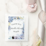 Blue Hydrangea Flowers Watercolor Wedding Favor Tea Bag Drink Mix<br><div class="desc">Personalize these elegant Blue Hydrangea Flowers Wedding Favor Tea Packets for your flowery marriage reception. These pretty custom botanical garden party inspo wedding tea bags feature a digitally watercolor painted floral photograph of blue hydrangea flower petals with a white background.</div>