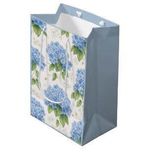 Blue Hydrangea Gift Bag Botanical