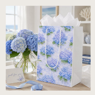 Blue Hydrangea Gift Bag Wedding & Bridal Shower