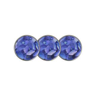 BLUE HYDRANGEA GOLF BALL MARKER