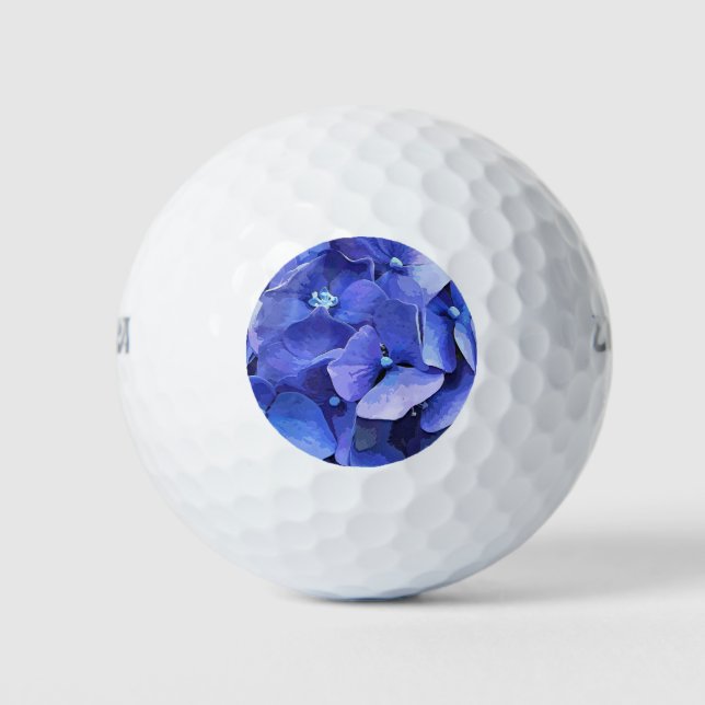 BLUE HYDRANGEA  GOLF BALLS (Front)