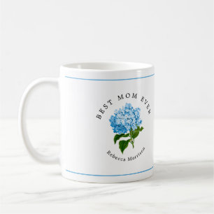 Blue Hydrangea Grand-millennial Coffee Mug