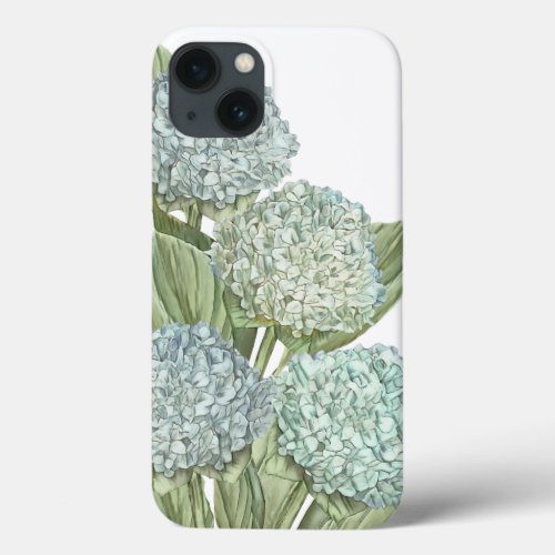 Blue Hydrangea iPhone Wallet Case