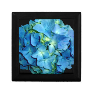 Blue Hydrangea Jewelry Box