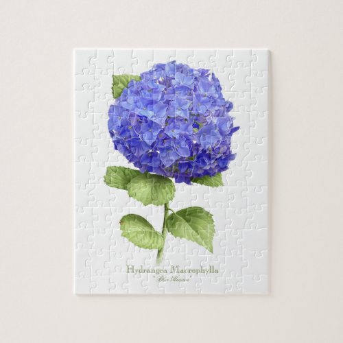 Blue Hydrangea Jigsaw Puzzle