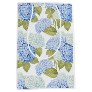 Blue Hydrangea Leaf Garden Gift Bag