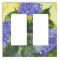 Blue Hydrangea Light Switch Cover