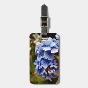 Blue Hydrangea Luggage Tag
