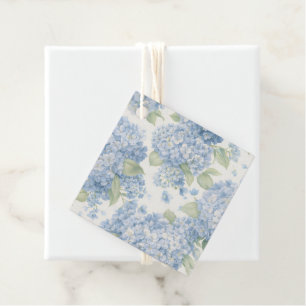 Blue Hydrangea Luxe Gift Tag   Coastal Hamptons 