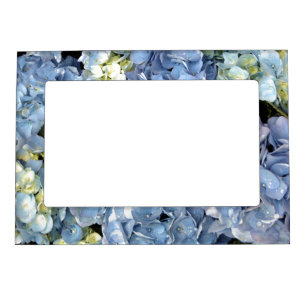 Blue Hydrangea  Magnetic Photo Frame