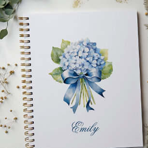 Blue Hydrangea Maid of Honor Proposal Planner