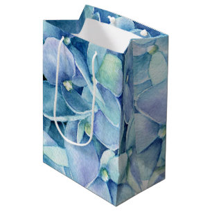 Blue Hydrangea Medium Gift Bag
