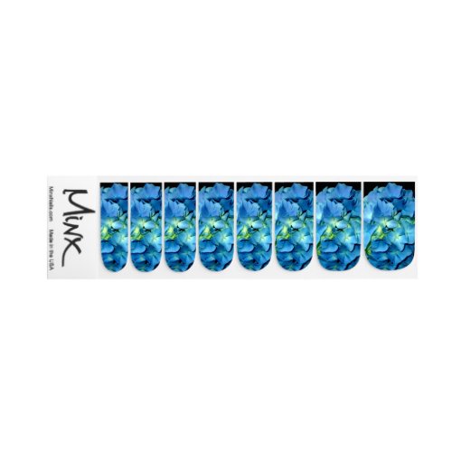 Blue Hydrangea Minx Nail Wraps