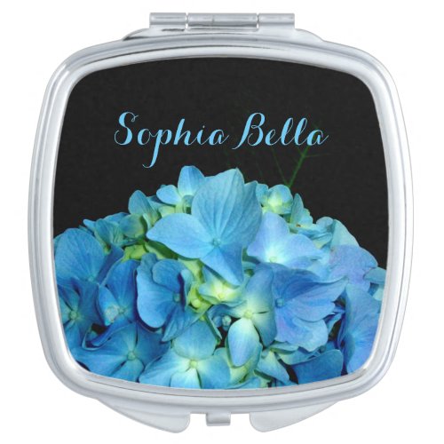 Blue Hydrangea Mirror For Makeup