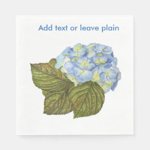 Blue Hydrangea Napkins