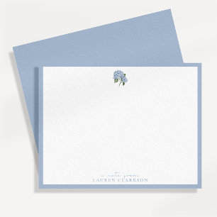 Blue Hydrangea Note Card