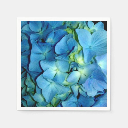 Blue Hydrangea Paper Napkins