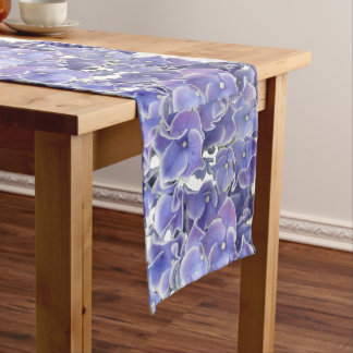 Blue Hydrangea Pattern Table Runner