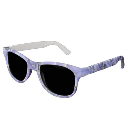 Blue Hydrangea Polarized Smoke Sunglasses