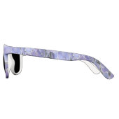 Blue Hydrangea Polarized Smoke Sunglasses (Left)