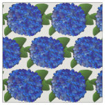 Blue Hydrangea Print Fabric