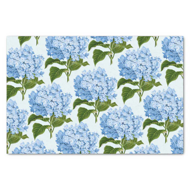 Blue Hydrangea Tissue Paper | Zazzle